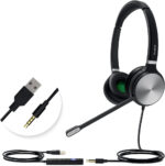 Yealink UH36 USB Headset with Microphone for PC Computer Headset Teams Certified Headsets Noise Cancelling with Mic 3.5mm Jack for Calls and Music (Mono) - Image 4