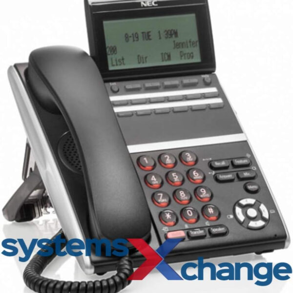 NEC BE113852 - DT830 Series IP 12-Key Display IP Telephone ITZ-12D-3P (BK) TEL (Renewed)