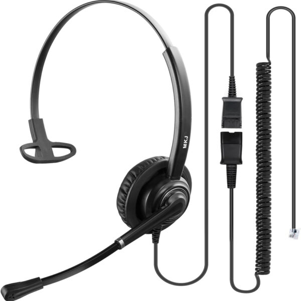 Cisco Headset with Microphone Noise Cancelling Corded RJ9 Telephone Headset for Cisco Landline Phone CP-7821 CP-7841 7931G 7940 7941G 7942G 7945G 7961G 7962G 7965G 7975 8841 8861 8865 8961 9951 9971