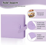 360 Pocket Photo Album for Fujifilm Instax Mini 12 11 9 8+ 8 7s 90 40 EVO Instant Camera, Fits Polaroid Snap/PIC-300/Z2300/ SocialMatic Cameras & Zip Printers (Lilac Purple) - Image 4