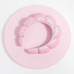 Brushworks Pink Cloud Beauty Headband – Ultra-Soft, Puffy Terry Cloth Headband for Skincare, Makeup & Face Washing, Comfortable, Non-Slip Design for Women, Girls - Image 4