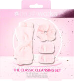 Brushworks The Classic Cleansing Set – Ultra-Soft Microfibre Makeup Headband, Wrist Wash Bands & Scrunchie for Gentle & Mess-Free Skincare & Beauty Routines