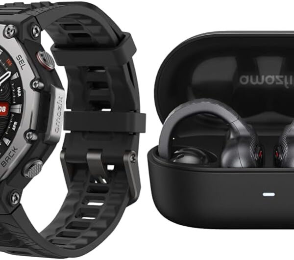 Amazfit T-Rex 3 Outdoor Smartwatch 48mm AMOLED Display, Offline Maps & Navigation, 6 Satellite Systems Dual Band GPS, 27 Days Battery Life, NFC Payment, 170 Sports Mode, 45m Freediving for Adventure