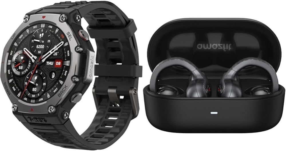 Amazfit T-Rex 3 Outdoor Smartwatch 48mm AMOLED Display, Offline Maps & Navigation, 6 Satellite Systems Dual Band GPS, 27 Days Battery Life, NFC Payment, 170 Sports Mode, 45m Freediving for Adventure