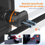 GRIFEMA Car Phone Holder for Air Vent, Automatic Clamp Car Mount, 360° Rotation, One-Hand Operation, Universal Phone Cradle for 4.7''-7'' Smartphones with Case - Image 3