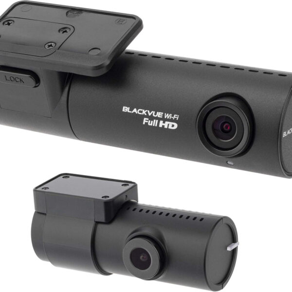 BlackVue DR590X-2CH (32 GB) UK Edition - Full HD Front and Rear Dash Cam with Smooth 30fps Video, Wi-Fi, Intelligent Parking Mode, Smartphone App and Desktop Viewer for PC/Mac