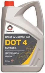Comma BF45L Dot 4 Synthetic Brake Fluid, 5000ml Volume - Image 3