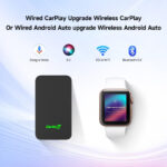 Carlinkit 5.0 Wireless CarPlay und Android Auto 2 in 1 Adapter,For cars wired apple CarPlay or wired Android Auto Function,(Model year:2017 to 2024) Support voice assistant, navigation, music - Image 2