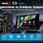 Carlinkit 5.0 Wireless CarPlay und Android Auto 2 in 1 Adapter,For cars wired apple CarPlay or wired Android Auto Function,(Model year:2017 to 2024) Support voice assistant, navigation, music - Image 3