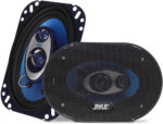 Pyle 17cm Speakers, 6.5 Inch Car Speaker, 180W RMS/360W Power Handling 3-Way Sound Speaker System w/ 4 Ohm Impedance Pro Full Range Triaxial Loud Audio, Round Shaped Car Door Speakers, Blue - Image 5