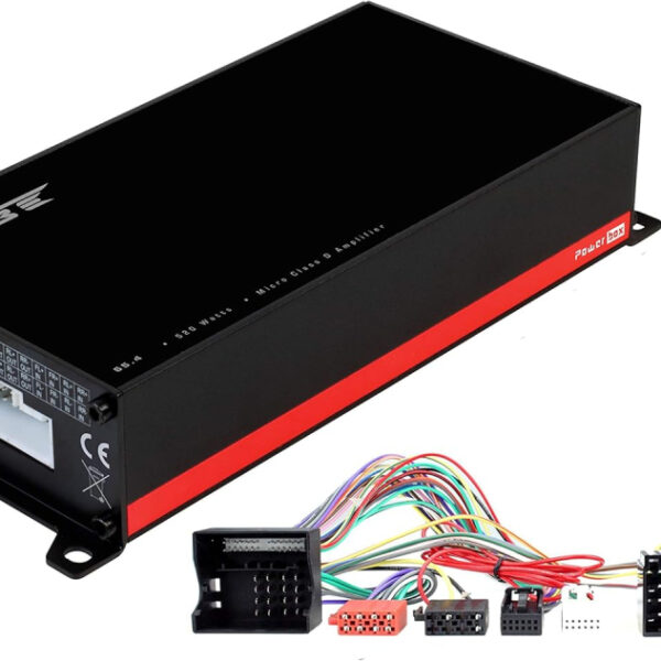 VIBE POWERBOX65.4BMW3 BMW Compatible Amplifier upgrade, Black