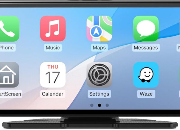 Portable Car Stereo, Carpuride V92 Wireless Carplay & Android Auto, 10.26 Inch 1080P HD Touch Screen Radio with BT 5.0, Mirror Link Support Truck RV Dash Mount