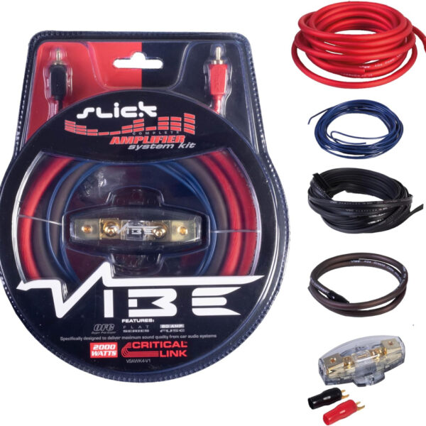 VIBE Audio Slick 2000 W System Car Wiring Kit