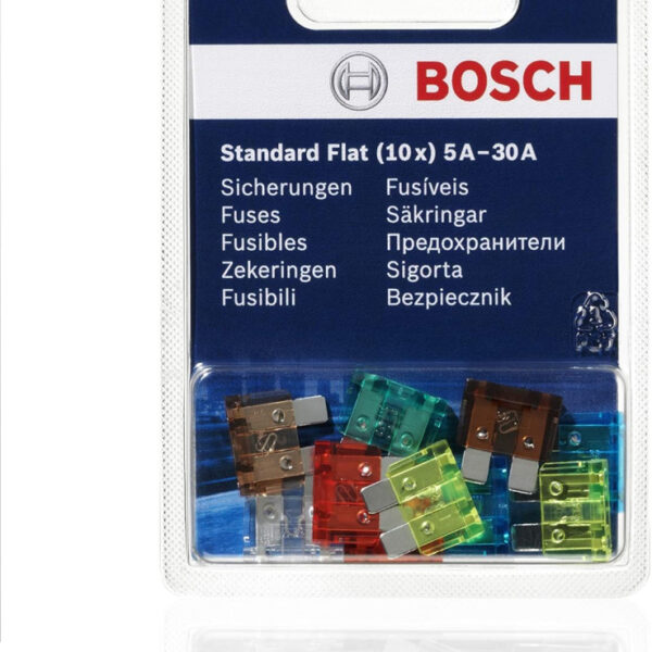 Bosch Pack of 10 standard fuses from 5 A to 30 A
