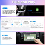 S1 Wireless CarPlay Adapter for iPhone - Convert Wired to Wireless CarPlay, Plug and Play, Supports USB and Type-C, Compatible with iPhone iOS 10+ & Cars from 2016 - Image 4