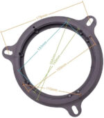 Sound way - Spacer rings adapters and harness kit for 6.5" inch / 165 mm speakers for Renault Nissan Dacia Smart - KC550 - Image 4