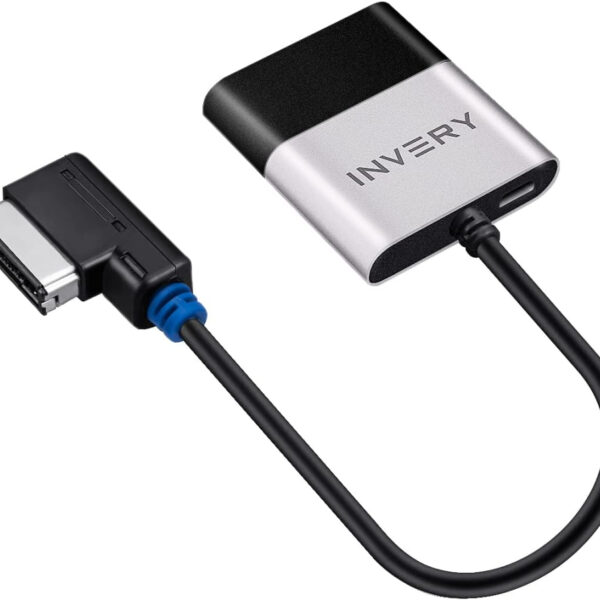 Airdual Bluetooth 5.0 aptX-HD Adapter Compatible for Audi MMI 3G AMI Music Interface,Audi Symphony,Audi Concert,VW MDI,Mercedes Media Interface