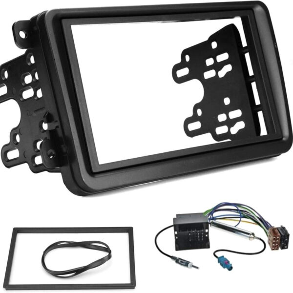 Sound-way 2 DIN Car stereo facia radio adapter compatible with VW Volkswagen Skoda Seat froom 2004