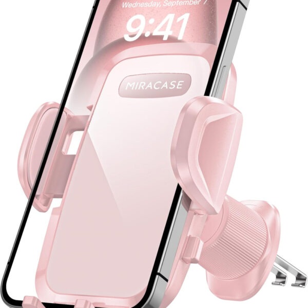 Miracase for Magsafe Car Mount Charger, [15W Fast Charging] Car Phone Holder Wireless Charger Air Vent Magnetic Car Phone Holder, 360° Rotation Car Mount olny fits iPhone 12/13/14/15/16 Series