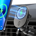 Miracase for Magsafe Car Mount Charger, [15W Fast Charging] Car Phone Holder Wireless Charger Air Vent Magnetic Car Phone Holder, 360° Rotation Car Mount olny fits iPhone 12/13/14/15/16 Series - Image 4