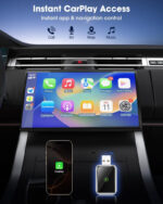Wireless CarPlay Adapter for iPhone – Effortlessly Convert Wired CarPlay to Wireless, Wireless CarPlay Dongle Adapter with USB-C Cable for Car Audio Installation, Auto Reconnect, Plug-and-Play - Image 3