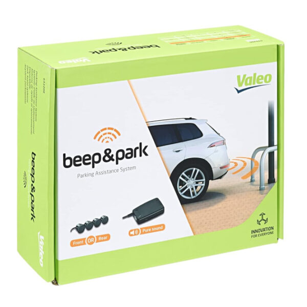 VALEO 632200 - Parking Assistance System - Beep&Park Kit: 4 Sensors + 1 Loudspeaker - Front or Rear Installation
