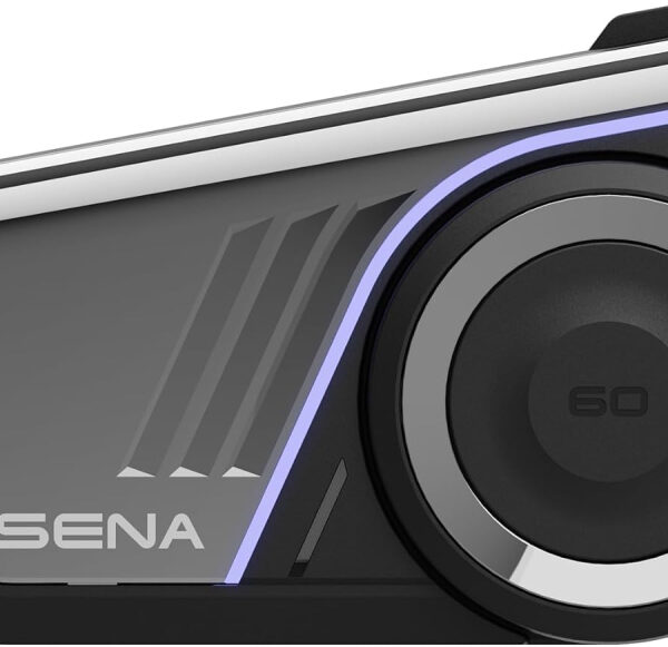 Sena 60S Motorcycle Communication Headset with WAVE, Mesh, and Bluetooth Intercom, 2nd Generation SOUND by Harman Kardon