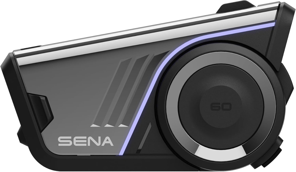 Sena 60S Motorcycle Communication Headset with WAVE, Mesh, and Bluetooth Intercom, 2nd Generation SOUND by Harman Kardon