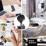 Vacuum Magnetic Suction Phone Holder, 360° Rotatable Suction Cup Phone Mount Retractable Folding Mobile Phone Stand Magnetic Cell Phone Holder for Smooth Surface Car Smart Automatic (D) - Image 5