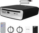 External Universal CD Player for Car - LEHWEY Portable CD Player with Extra USB Extension Cable, Plugs into Car USB Port, Laptop, TV, Mac, Computer, for Android 4.4 and Above Navigation