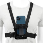 PellKing Mobile Phone Chest Mount Harness Strap Holder Cell Phone Clip Action Camera POV for Samsung iPhone Plus etc - Image 2