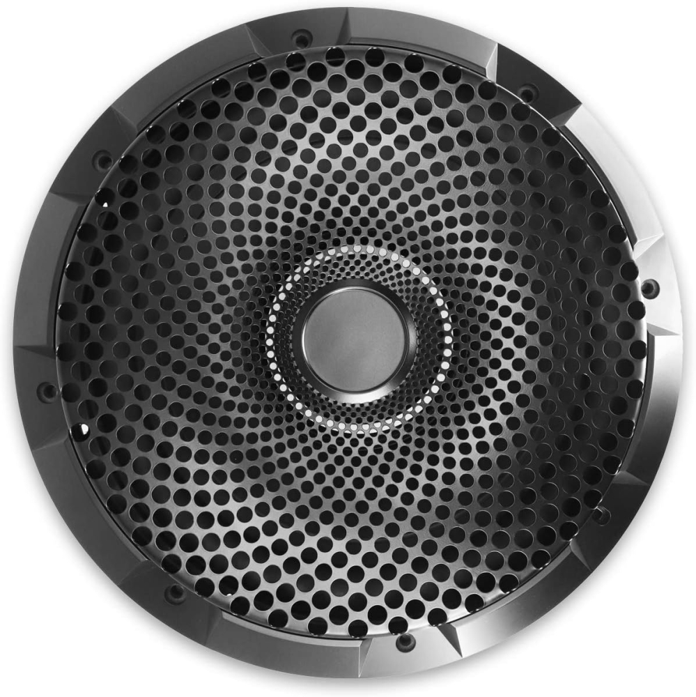RECOIL 8-Inch High Excursion Black Steel Mesh Subwoofer Grille