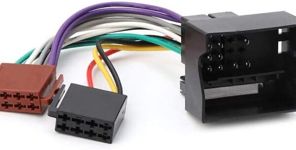 Sound-way - Car stereo ISO Radio Adapter Wiring Harness Connector Lead Loom Cable Plug Adaptor compatible with Citroën Peugeot