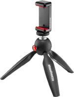 Manfrotto MKPIXICLMII-BK, Mini Tripod with Universal Smartphone Clamp, Made in Italy, for iPhone with or without Case, CSC, Vlogging, Videography, Black - Image 2