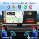 Wireless CarPlay and Android Auto 10.26", IPS Full Touchscreen Car Audio Receiver with 64GB SD Card,4K Front+1080P Rear Camera,Voice Control,Mirror Link, Bluetooth and Reverse Assist Functio - Image 2