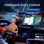 Wireless CarPlay and Android Auto 10.26", IPS Full Touchscreen Car Audio Receiver with 64GB SD Card,4K Front+1080P Rear Camera,Voice Control,Mirror Link, Bluetooth and Reverse Assist Functio - Image 5