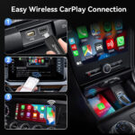 Carlinkit Wireless CarPlay adapter uk,For cars with built-in Car Play,For VW Audi Volvo Renault Opel Citroen Toyota Peugeot KIA Hyundai(Model year:2016 to 2025),Support IOS11+ and online upgrade - Image 3