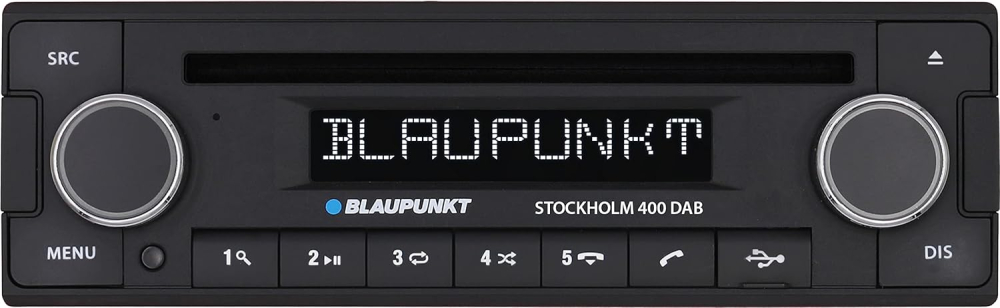 Blaupunkt Stockholm 400 DAB, black, 1-DIN