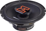 EDGE EDBX6 6.5” inch (16.5cm) 3 way Coaxial speaker - 90/180 W, Black and Orange. Includes Grilles, Sold in Pairs - Image 3