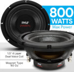 Pyle PLPW6D 6-Inch 600 W Dual 4 Ohm Car Audio Bass Speaker Subwoofer - Image 3