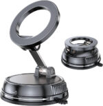 GizmoVine Vacuum Magnetic Phone Holder for Car,Suction Car Phone Holder 360° Rotatable,Foldable & Adjustable For Magsafe Car Mount,78LBS Suction,for iPhone 17 Pro MAX 16 15 14 12 13,Android