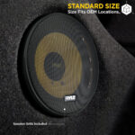 Pyle Component Car Speakers 16.5cm – 2-Way 400W High-Performance Audio with Yellow Poly Injection Cone, Butyl Rubber Surround, 1.13kg Magnet, Crossover & Wiring Kit - Image 3