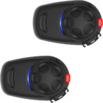 Sena SMH5-10 SMH5 Bluetooth Motorcycle Scooter Communication System, Black, Single Pack - Image 2