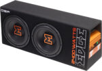 EDGE EDBX12TADSP-E3 12 inch Twin active loaded bass enclosure with built in amplifier and DSP control