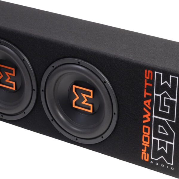EDGE EDBX12TADSP-E3 12 inch Twin active loaded bass enclosure with built in amplifier and DSP control