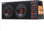 EDGE EDBX12TADSP-E3 12 inch Twin active loaded bass enclosure with built in amplifier and DSP control - Image 2