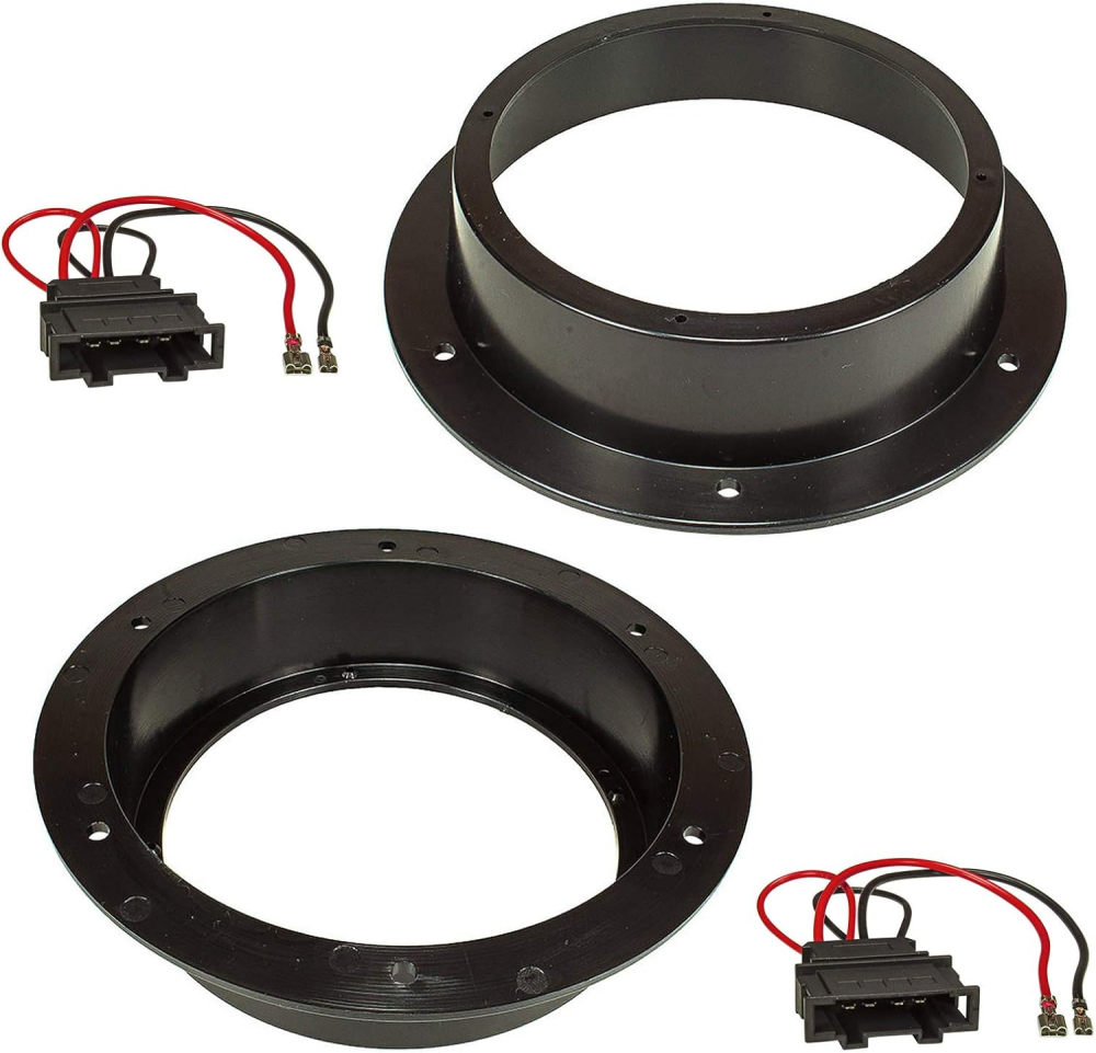 Sound-way - Spacer rings adapters kit for 165mm speakers compatible for Volkswagen skoda seat - KC13