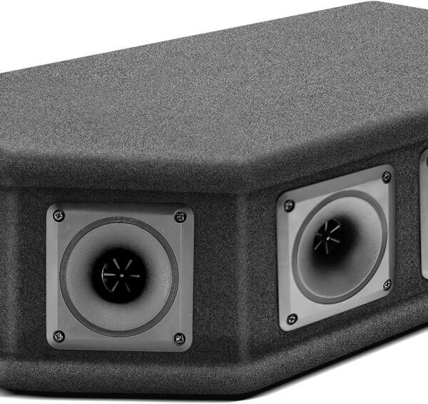 Pyle Audio Speaker System 6-Way, 300 W Peak / 150 W RMS, Full-Range Speakers with Piezo Tweeter, 8 Ohm Impedance, High-Power Car Stereo Speakers, Black Carpeted Enclosure