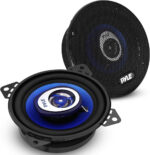 Pyle 3-Way Car Speakers, 300W Door Mount Stereo Set, 10 x 15 cm Universal Coaxial Audio System, 4 Ohm Vehicle Replacement Speaker Pair, Car Audio Loud Sound System (Blue) - Image 3