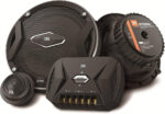 JBL Car GTO 609C 6.5 Inch 2-Way Component Speaker System Including x2 Midrange Speakers and x2 Tweeters - Black